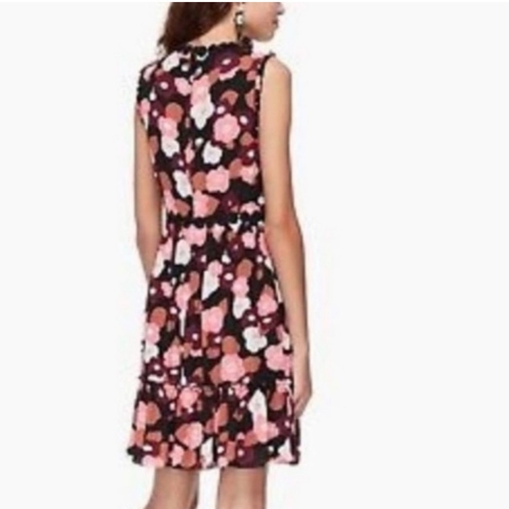 Kate Spade Blooming Floral Mini Dress Tiered Ruffles Sleeveless Size 8 NWOT - Picture 3 of 10